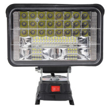 Cordless LED Work Light 50W 5400LM 6000K White Battery Powered LED Flood Light for GBA18V80 BAT612 BAT611 BAT610 BAT610G