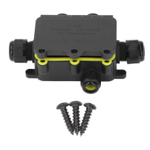 5 Way Junction Box Plastic Casing IP68 Water Resistant External Junction Box for Outdoor and Landscape Lighting 450V
