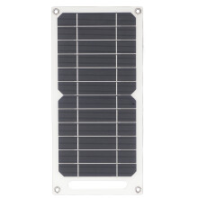 Solar Panel Charger 6W Mini Portable Monocrystalline Solar Panel with USB Interface for Smartphone Fan Lamp