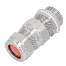 Water Proof Cable Gland G1 304 Stainless Steel Explosion Proof Double Seal Spacer Cable Gland Connector