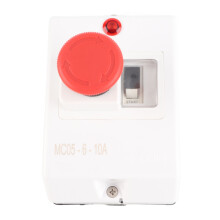 Motor Protector with Emergency Stop Knob and Signal Lamp IP55 Waterproof Circuit Breaker 6?10A 230/240V 400/415V 500V 690V