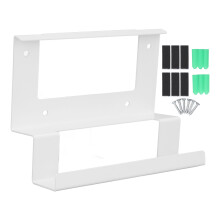 2 in 1 Router Mount for Gen 3 Power Supply Bracket Alloy Steel Mesh Router Mounting Kit for Home RV Boat Office