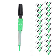 20PCS SC Fiber Optic Connectors Ceramic Core Fusion Splice Type Single Mode Fiber Quick Connector