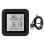 Digital Hygrometer Thermometer LCD Backlit Display Data Storage Smart Temperature Humidity Meter Black USB Plug in 1