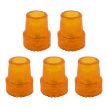 5Pcs 19mm Thicken Crutch Tip Skid Resistant Rubber Cane Tip Wearproof Crutches Accessories