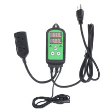 1500W Humidity Controller Pre Wired Digital Humidity Regulator Dual LED Display Humidifier Dehumidifier for Greenhouse US Plug