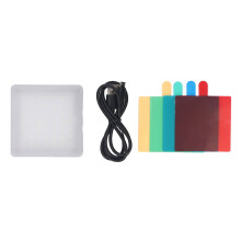 LED Camera Light Portable Touch Control for Video Recording Photography with Multicolor Film