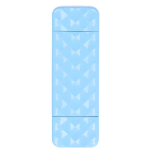 Clip On LED Light USB Rechargeable 3 Color Modes Foldable Book Lamp for Repair Reading Jewelry Inspection Blue