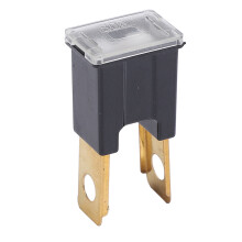 10PCS Straight Male Terminal Fuse Black Color FLM Male Terminal Fuse Replacement 80A 32V