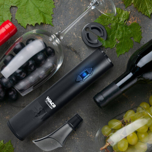 Electric Wine Opener Set with Corkscrew and Accessories 1