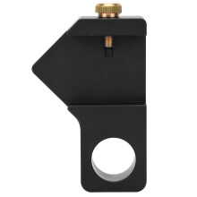 Woodworking Ruler Positioning Adjuster Scribing Locator GeneralPurpose Limiter Fixing Block(Black )