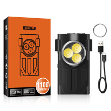 LED Mini Flashlight 1100lm Multifunctional IPX5 Waterproof EDC Mini Flash Light for Outdoor