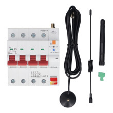 Intelligenter Zigbee 4P 63A Messschutzschalter mit Zeitschaltuhr, mobiler App Fernsteuerung, AC400V