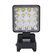 LED Akku Taschenlampe mit USB Typ C Ausgang (5 V, 2 A), tragbare Arbeitsleuchte für WA3593, WA3595, WA3401 und 20 V Lithium Ionen Akkus