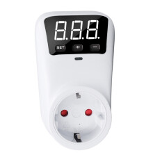 Digital Display Protector Outlet High and Low Voltage Protective Device for Refrigerator Air Conditioner EU Plug 230V