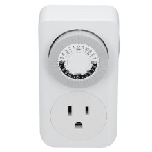 Smart Timer Switch Outlet Auto Power Off 15min?24h Cycle Timing Socket for Home Appliance Electronic Device Gray