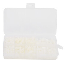 300Pcs M3 White Nylon Screw Set Insulation Material Male Female Nut Socket Consumables