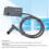 Satellite Ethernet Adapter 1000Mbps High Speed RJ45 Rectangular Dish Satellite Internet Adapter 4