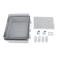 Electrical Junction Box Transparent Cover Water Resistant IP67 Electrical Box for Electronic Power Supply Satellite Equipment