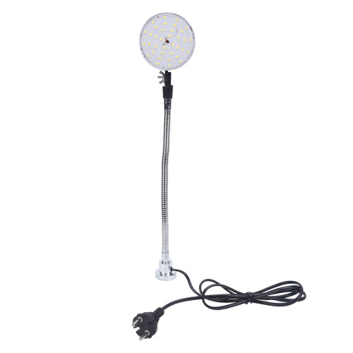 LED Machine Light 30cm Flexible Gooseneck Magnetic Base Work Light for Lathe Workbench Workshop Industrial Lighting EU Plug