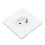 Wall Socket Stainless Steel Panel PC Base White Modern Wall Plug for Home Hotel 16A 2