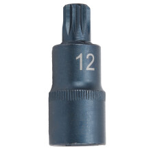 Screw Driver Socket Alloy Steel Blueing Quick Wrench 12?Point 1/2 Drive Port Bit AdapterM12