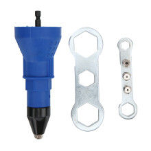 Rivet Drill Adapter Riveter Gun Head Connector Set Electric Power Tool Accessories