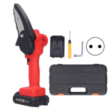 HiLDA Chain Saw Lithium One Battery One Charge Electric Garden Chainsaw Pruning Tool 21VEU Plug 220VAC