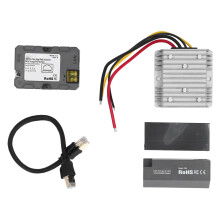 150W PoE Injector Disk Cable Adapter to RJ45 DC Boost Converter 12V to 48V Kit for for V2 Dish Internet Kit to Routers