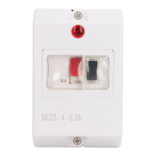 Motor Circuit Breaker Waterproof Motor Safety Switch with Signal Light 4?6.3A 690V