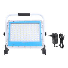 LED Work Light 480LEDs 40000LM 6000K 300W IP66 Water Proof Adjustable Stand LED Flood Light for Site Workshop Garage EU Plug