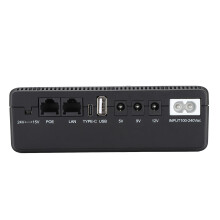 8800mAh UPS Battery Backup POE 15V 24V Port USB 5V 9V 12V Output Uninterruptible Power Supply Mini UPS 100?240V US Plug
