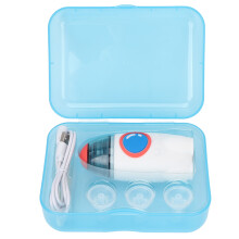 Elektrischer Nasensauger für Babys mit 3 Saugdüsen, IPX7 wasserdicht, geräuscharm, mit Licht  und Musikfunktion zur Entfernung von Nasensekret.