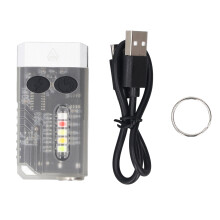 EDC Flashlight 1000LM 365NM UV Light Magnetic Base Type C Rechargeable Waterproof Small Powerful Keychain Flashlight