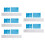 5 Set Privacy Screen Replacement Set Adhesive Strips and Slide Mount Holder Tabs for Computer 1