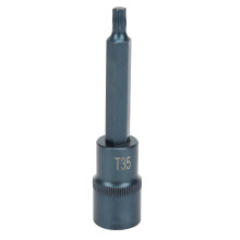 Socket Bit Star Hex RustProof High Accuracy S2 Alloy Steel Blueing Hand Tools 100xT35