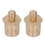 1 Pair Side Post Thread Terminal M8 Brass Connectors Set Auto Battery Adapters Charging Extender 2