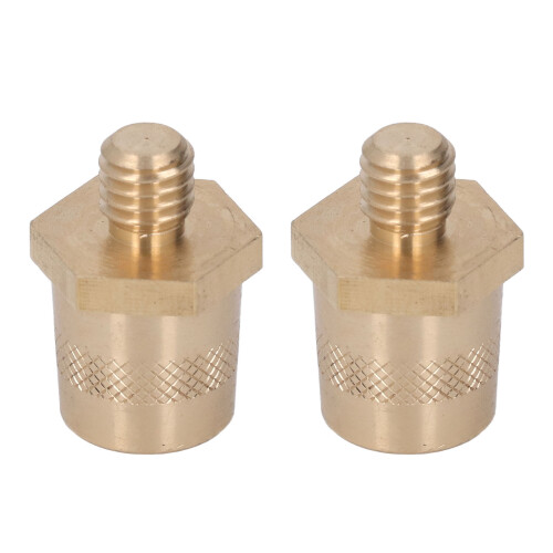 1 Pair Side Post Thread Terminal M8 Brass Connectors Set Auto Battery Adapters Charging Extender 1