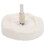 White Cloth Polishing Wheel Flat Type Cotton Mirror Surface Grinding Tools with Handle75mm 1