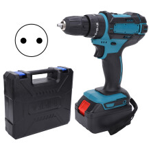 Electric Drill Impact Handheld Drill Rechargeable Brushless Power Punch Tool AC110?240VEU Plug