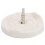 White Cloth Polishing Wheel Flat Type Cotton Mirror Surface Grinding Tools with Handle100mm 1