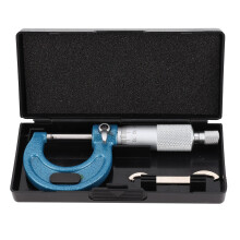 0?25mm Micrometer Laser Scale Carbon Steel Spiral Outer Diameter Measurement Locking Device