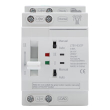 Automatischer Doppelstrom Umschalter DIN Schienen ATS Minigenerator Umschalter 32 A