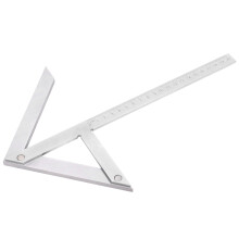 Angle Gauge Protractor High Accuracy Center Dot Marker Scriber Woodworking Ruler Tool