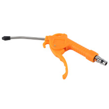 Pneumatic Dust Blowing Gun Short Nozzle Air Pressure Blow Industrial Tool Orange
