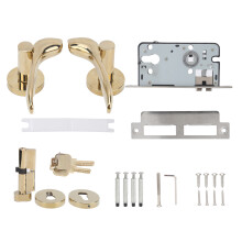 Door Lock Bedroom Magnetic Mute Zinc Alloy Home Room AntiTheft Gate Lock Security Kit