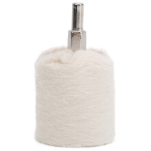 White Cloth Polishing Wheel Cylindrical Type Electric Drill Grinding Tools with Handle40mm