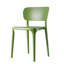 Stackable Plastic Dining Chairs 330lbs Capacity No Assembly Required for Home Office Events 42x45x75cm