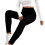 Postpartum Workout High Waist Supportive Elastic Tight-Black L 1