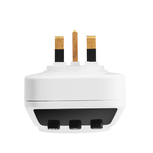 Digital Automatic Voltage Protector Socket 13A LCD Display Power Protector Socket Overcurrent Voltage Relay Protector Outlet 1